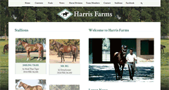 Desktop Screenshot of harrisfarms.com