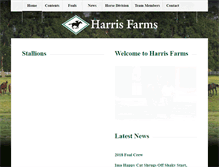 Tablet Screenshot of harrisfarms.com